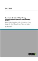 Der Sudan: Zwischen Bürgerkrieg, umfassendem Frieden und Sezession des Südens: Weak state, failing state, oder gescheitertes nation building? - Eine Fallstudie(German)
