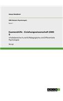 Examenshilfe - Erziehungswissenschaft (EWS I)