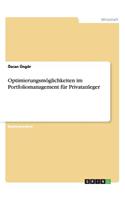 Optimierungsmöglichkeiten im Portfoliomanagement für Privatanleger