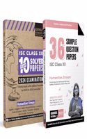 Oswal - Gurukul ISC Humanities Combo of 36 Sample Question Papers and 10 Years Solved Papers for Class 12 Exam 2024 : Eng I&II, Hindi, Eco, Pol. Sc, History, Geo, Sociology, Home Sc, Psycho & Phy. Edu