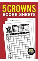 5 Crowns Score Sheets