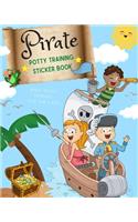 Pirate Potty Training Sticker Book