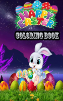 Happy Easter Coloring Book
