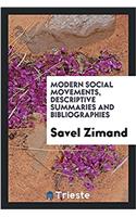 MODERN SOCIAL MOVEMENTS, DESCRIPTIVE SUM