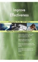 Improve Effectiveness A Complete Guide - 2019 Edition