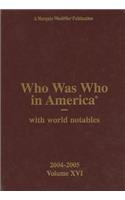 Who Was Who in America