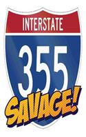 Interstate 355 Savage: 6x9 College Ruled Line Paper 150 Pages