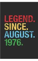 Legend Since August 1976