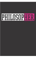 Philosopher Philosophy Teacher Notebook Journal