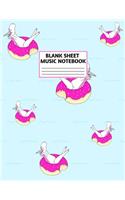 Blank Sheet Music Notebook