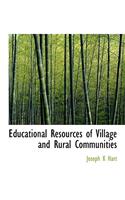 Educational Resources of Village and Rural Communities