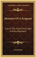 Memoirs of a Sergeant