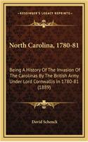 North Carolina, 1780-81