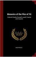 Memoirs of the War of '61