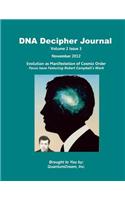 DNA Decipher Journal Volume 2 Issue 3: Evolution as Manifestation of Cosmic Order