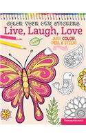 Color Your Own Stickers Live, Laugh, Love