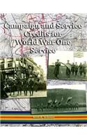 Campaign and Service Credits for World War One Service