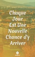 Chaque Jour Est Une Nouvelle Chance D'y Arriver: Carnet de notes original et drôle - Citation de motivation inspirante - 117 pages lignées - format 15,24 cm x 22,89 cm (6" x 9")