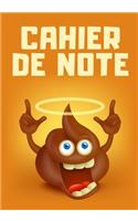 Cahier de note