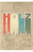 Holz - Notizbuch