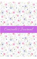 Consuelo's Journal: Cute Personalized Name Notebook for Girls & Women - Blank Lined Gift Journal/Diary for Writing & Note Taking