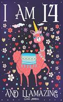 Llama Journal I am 14 and Llamazing