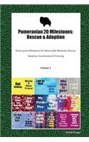 Pomeranian 20 Milestones: Rescue & Adoption: Pomeranian Milestones for Memorable Moments, Rescue, Adoption, Socialization & Training Volume 1