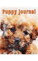 Puppy Journal: 150 lined pages journal and notebook - 8x10 inches - Dog Lovers - Puppy