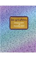 2019 - 2023 Waterdrops Five Year Planner: 2019-2023 Monthly Schedule Organizer - Agenda Planner for the Next Five Years/60 Months Calendar - 8.5 X 11 Inches