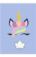 Composition Notebook Unicorn Princess: Unicorn birthday gifts for girls Composition Notebook