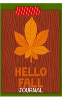 Hello Fall Journal