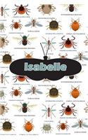 Isabelle: Bug Insects Personalized Name Notebook Journal Diary Sketchbook with 120 Lined Pages 6x9