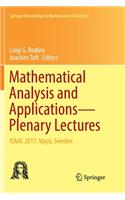 Mathematical Analysis and Applications--Plenary Lectures