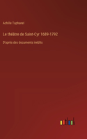 théâtre de Saint-Cyr 1689-1792