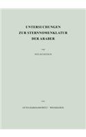 Untersuchungen Zur Sternnomenklatur Der Araber