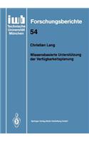 Wissensbasierte Unterstützung Der Verfügbarkeitsplanung