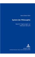 System Der Philosophie