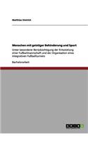 Menschen mit geistiger Behinderung und Sport
