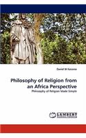 Philosophy of Religion from an Africa Perspective