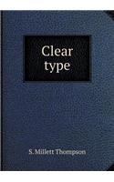 Clear type