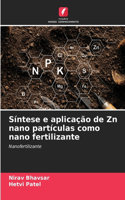 Síntese e aplicação de Zn nano partículas como nano fertilizante