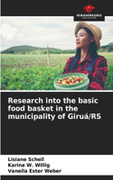 Research into the basic food basket in the municipality of Giruá/RS