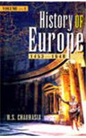 History Of Europe : 1453-1648 ( Vol. 1 )