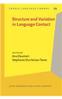 Structure and Variation in Language Contact