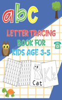 Letter tracing book for kids age 3-5