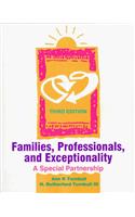 Families, Professionals and Exceptionality: A Special Partnership