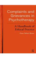 Complaints and Grievances in Psychotherapy