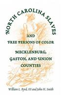 North Carolina Slaves and Free Persons of Color