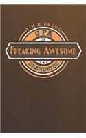 I'm A Proud G-Pa Of Freaking Awesome Grandkids: Family life grandpa dad men father's day gift love marriage friendship parenting wedding divorce Memory dating Journal Blank Lined Note Book