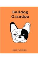 Bulldog Grandpa 2020 Planner